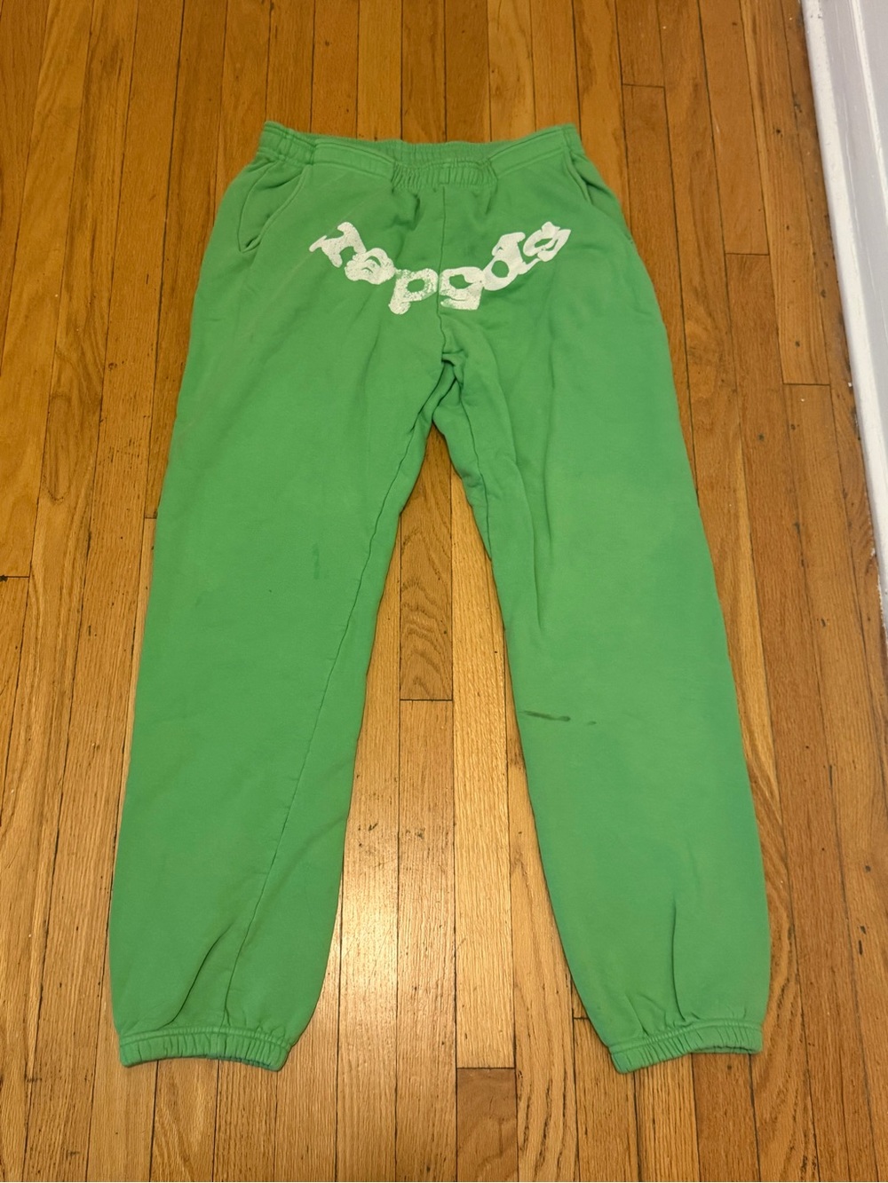 Spyder Bright Green Logo Sweatpants